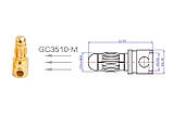 Конектори AMASS GC3510 3.5MM Male 3шт amc, фото 2