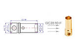 Конектори AMASS GC3510 3.5MM Female 3шт amc, фото 4