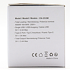 Мережевий адаптер трійник на 7 роз'ємів 4000Вт, Білий / Електричний розгалужувач в розетку / Мережевий фільтр, фото 9