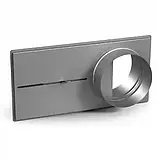 Шибер для системи вентиляції Ø230 мм оцинкованої, S - 0,5 мм, для круглих каналів, фото 2