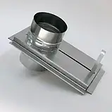 Шибер для системи вентиляції Ø230 мм оцинкованої, S - 0,5 мм, для круглих каналів, фото 4