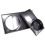 Шибер для системи вентиляції Ø230 мм оцинкованої, S - 0,5 мм, для круглих каналів, фото 6