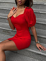 Привлекательное женское платье новинка 2024 42, красный