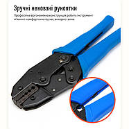 HT-301J кліщі для обтиску ВЧ роз'ємів на коаксіальний кабель RG-174, 179, 316, 178, LMR100, Belden 8218, крімпер, фото 9