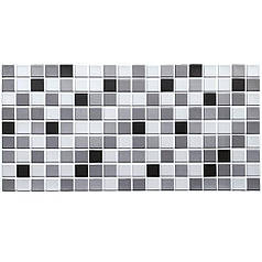 Декоративна ПВХ панель чорно-біла мозаїка 960х480х4мм (1181) SW-00001432