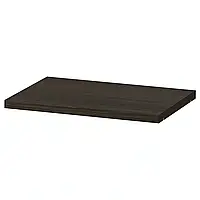 Полка, имитация темно-коричневого цвета дуба, 36x26 см BILLY (804.928.19) IKEA