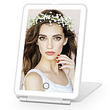 Дзеркало-планшет MORO LED 18х13см, Білий, фото 3