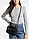 Жіноча сумка MICHAEL Michael Kors Jet Set Large Saffiano Leather Crossbody Bag (35T1STTC9L) чорна, фото 4