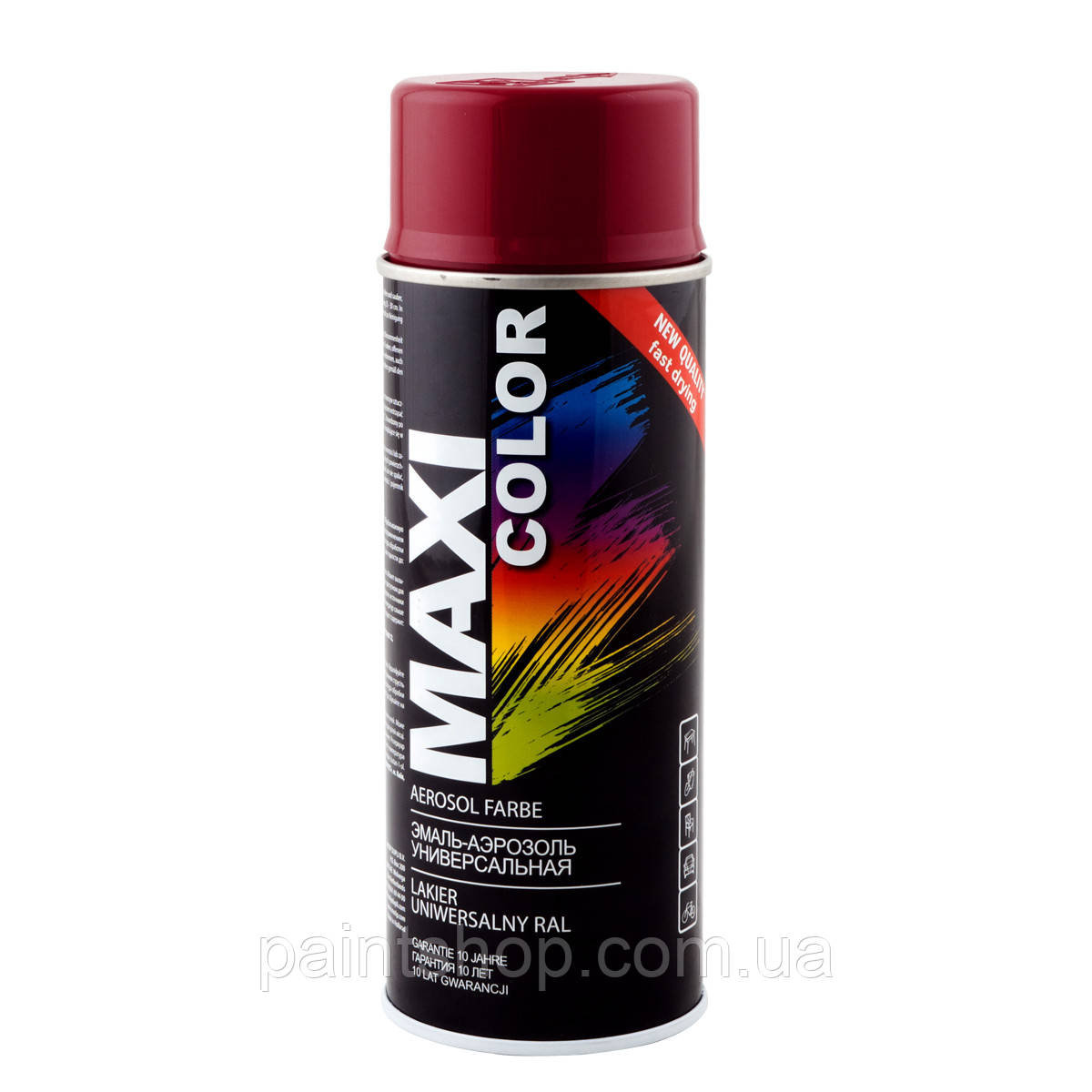 Емаль аерозольна універсальна Maxi Color RAL 3011 Коричнево-червоний 400 мл