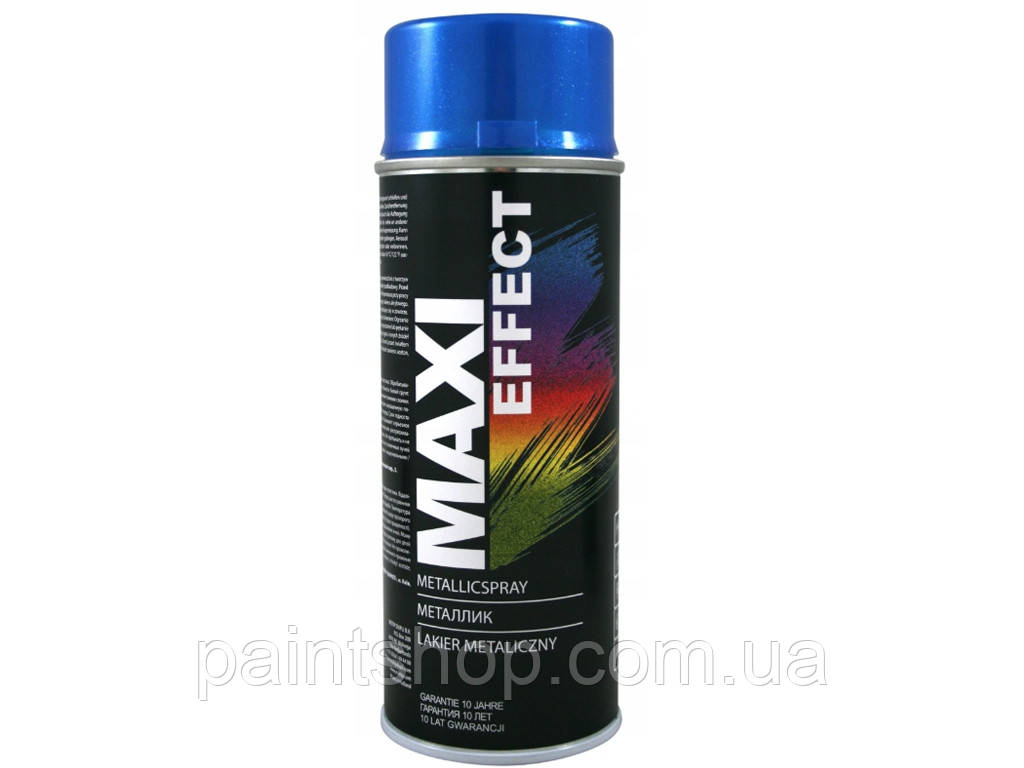 Емаль аерозольна універсальна Maxi Color Блакитний металік 400 мл