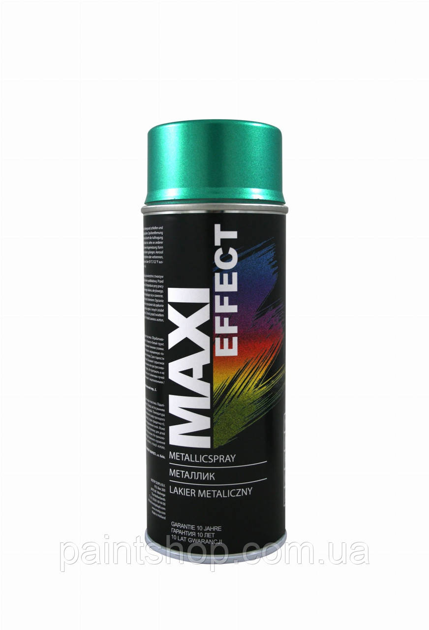 Емаль аерозольна універсальна Maxi Color Зелений металік 400 мл