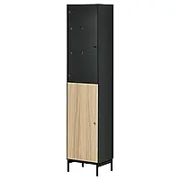 Высокий шкаф, шпон черный/дуб, 41x185 см BOASTAD (505.070.06) IKEA