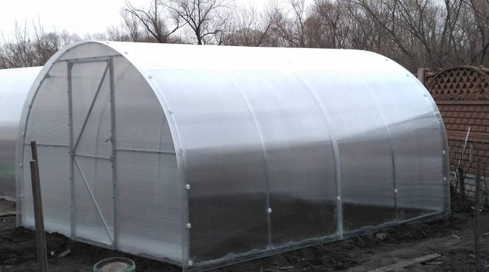 Теплица с поликарбонатом "Файна" 3х4 м. из оцинкованной трубы 30х20 мм ...