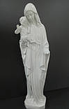 Скульптура Матері Божої з немовлям 56 см полімер, фото 2