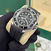 Наручний годинник Rolex Deepsea Sea-Dweller Black-Silver-Black, фото 6