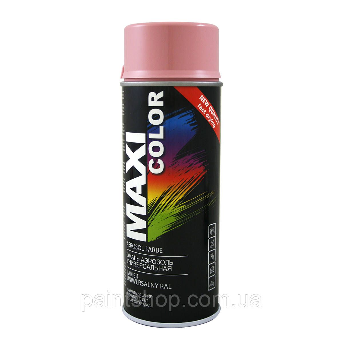 Емаль аерозольна універсальна Maxi Color RAL 3015 Світло-рожевий 400 мл