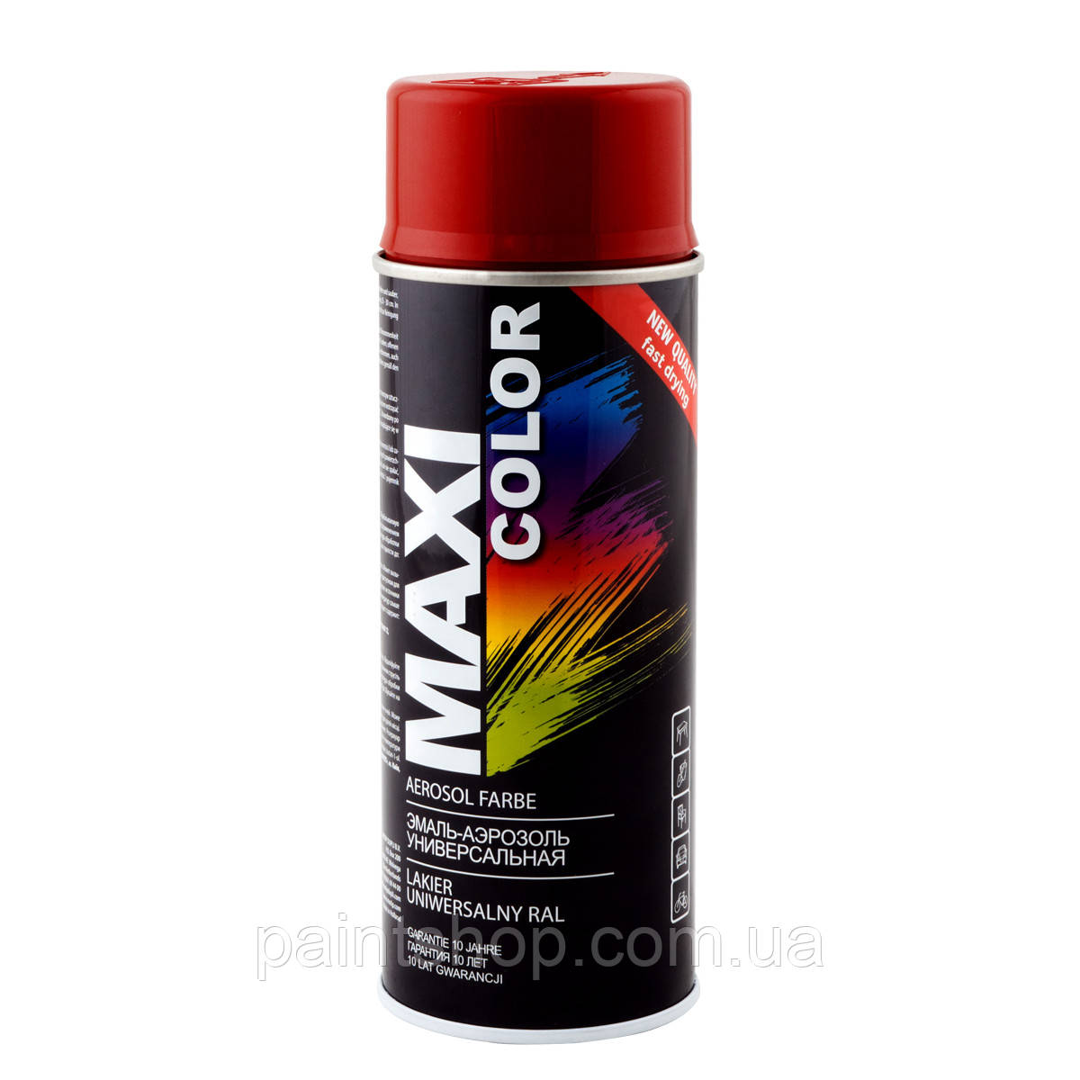 Емаль аерозольна універсальна Maxi Color RAL 8004 Мідно-коричневий 400 мл