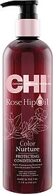 Кондиціонер для волосся на основі олії троянди та кератину CHI Rose Hip Oil Conditioner, 355 мл