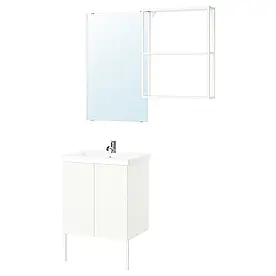 Ванна, білий, 64x43x87 см ENHET (795.476.72) IKEA