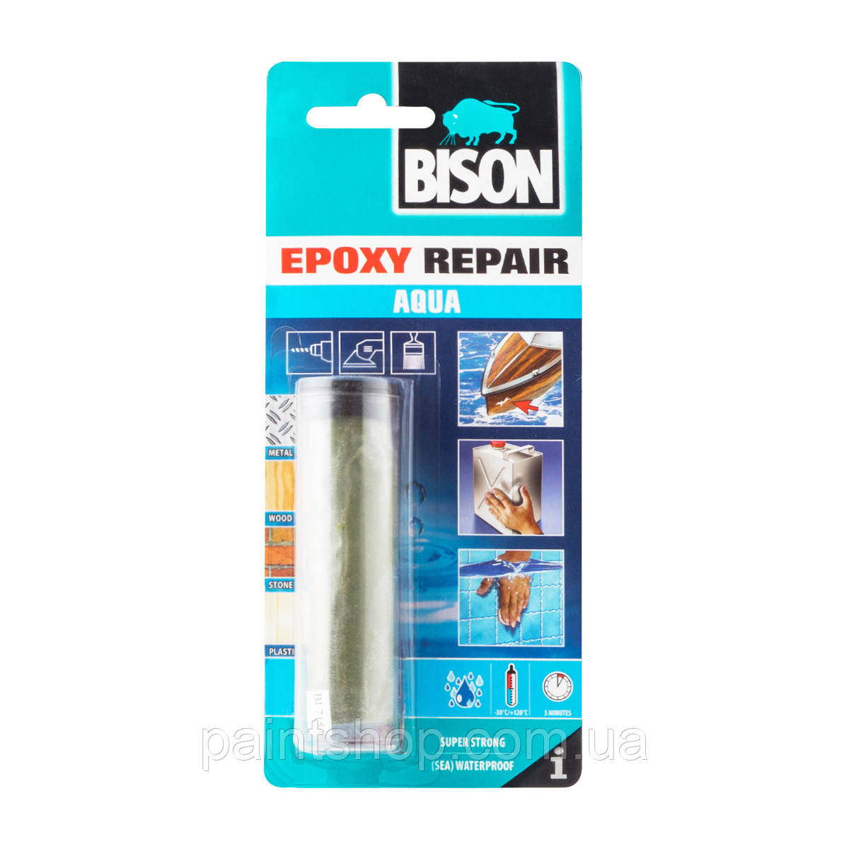 Клей-мастика для ремонтних робіт Bison Epoxy Вологостійкий 56 г