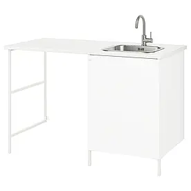 Пральня, білий, 139х63, 5х90, 5 см ENHET (395.545.65) IKEA