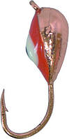 Мормышка вольфрамовая Fishing ROI Клоп с ушком покраска 4mm W-CU4Y