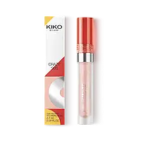Цветной блеск для губ Kiko Milano, придающий объём Crazy '90s Give Me More Volumizing Gloss 01 Freakin Cool