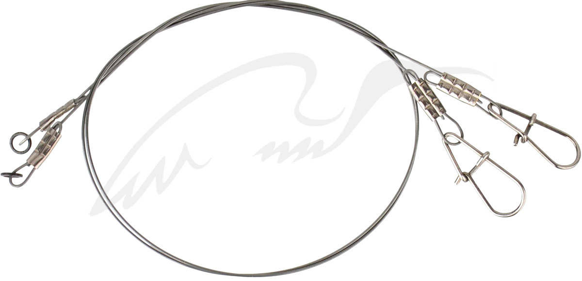 Поводок Savage Gear Titanium Jerkbait Trace 30cm 0.6mm 25kg Needle Snap (2 шт/уп)