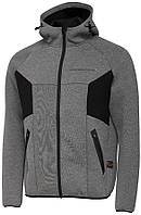 Реглан Savage Gear Tec-Foam Zip Hoodie L ц:dark grey melange