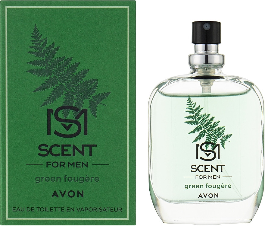 Туалетна вода Avon Scent Mix Green Fougere For Him, для Нього, 30 мл