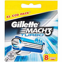 Набір картриджів для гоління Gillette Mach3 Turbo - 8 шт.