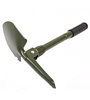 Зеленая универсальная тактическая лопата 5в1 с чехлом - идеальный инструмент для Новинка Xata