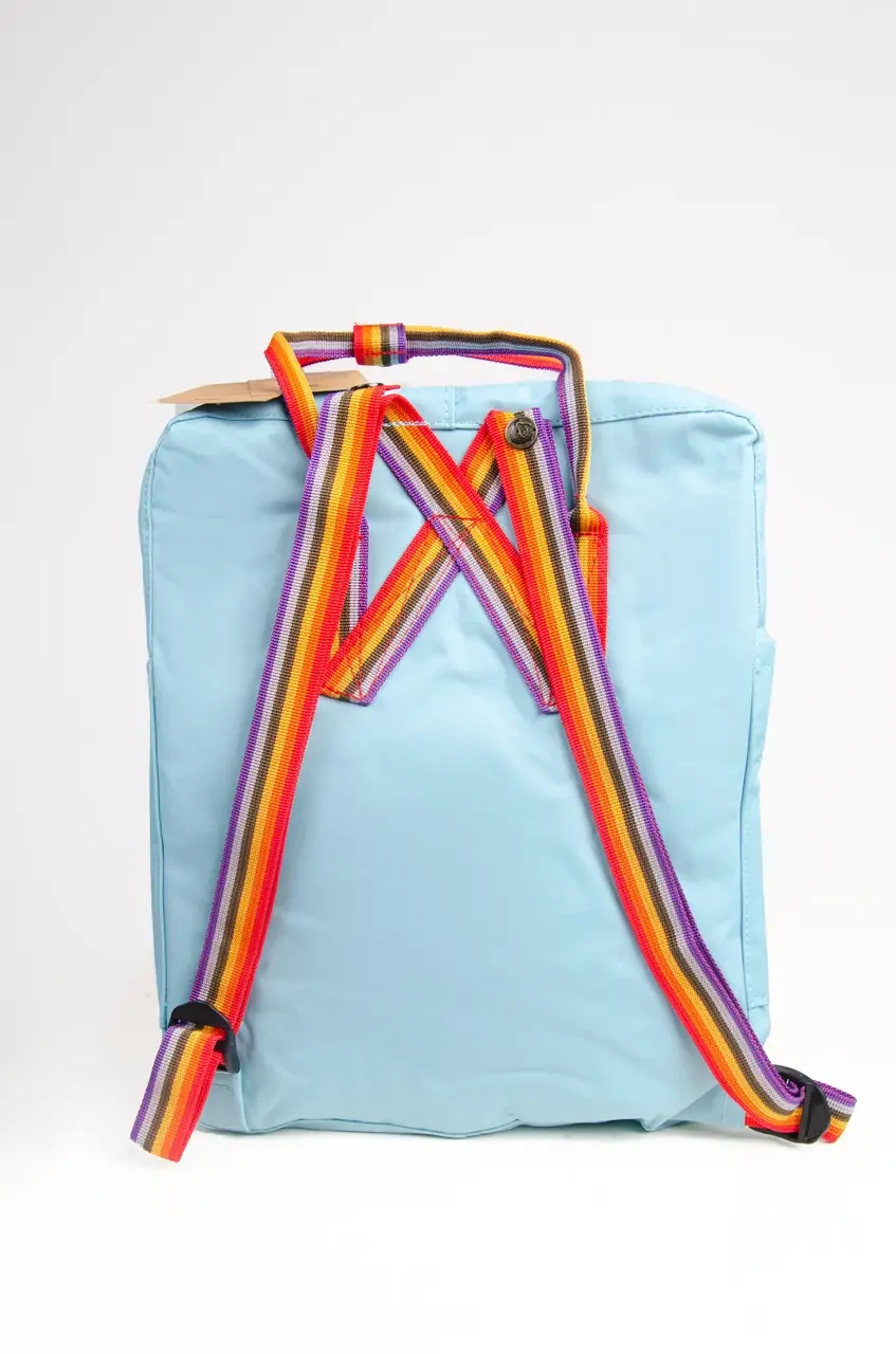 Рюкзак Fjallraven Kanken Classic Rainbow 16л Люкс качество голубой тканевая подкладка Новинка Xata - фото 5 - id-p2107019272