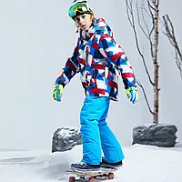 Детская куртка со светоотражающими элементами зимняя лыжная DR HX-37 Размер Новинка Xata