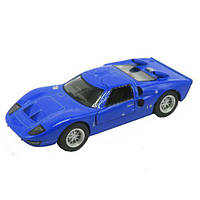Машинка металлическая "FORD GT40 MKII 1966", синий детская игрушка машинка