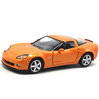 Машинка металлическая "Chevrolet Corvette Z06 2007", оранжевый детская игрушка машинка