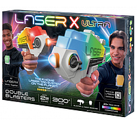 Ігровий набір для лазерних боїв для двох гравців Lazer X Ultra Double Blasters Laser Tag