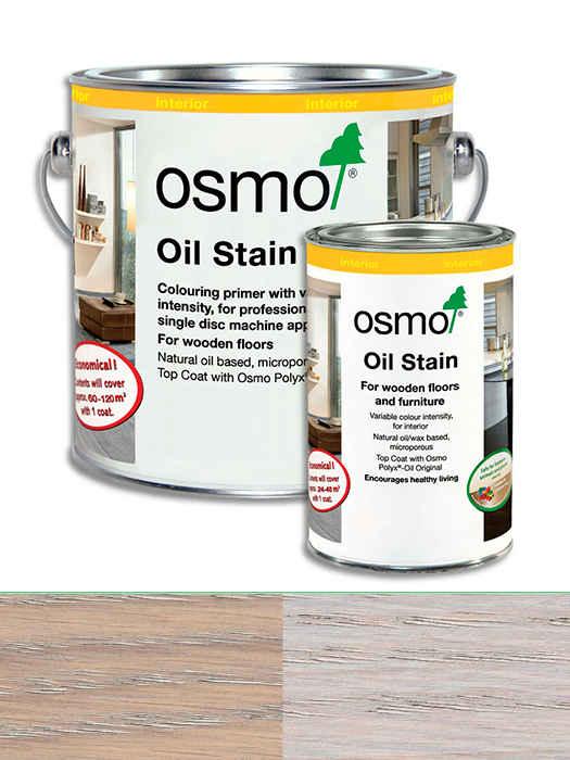 Кольорова олія Osmo OL-BEIZE (Морилка для дерева) 0,5 L Світло-сірий 351823)