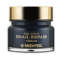 Крем для лица с коллоидным золотом и муцином улитки 24k Gold Snail Repair Cream Medi-Peel 50 мл