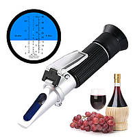 Рефрактометр для контролю цукру та спирту RHBW-25BE (Brix 0-40%, спирт 0-25%, Baume 0-22%)