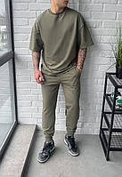 Спортивний костюм Staff fg khaki oversize