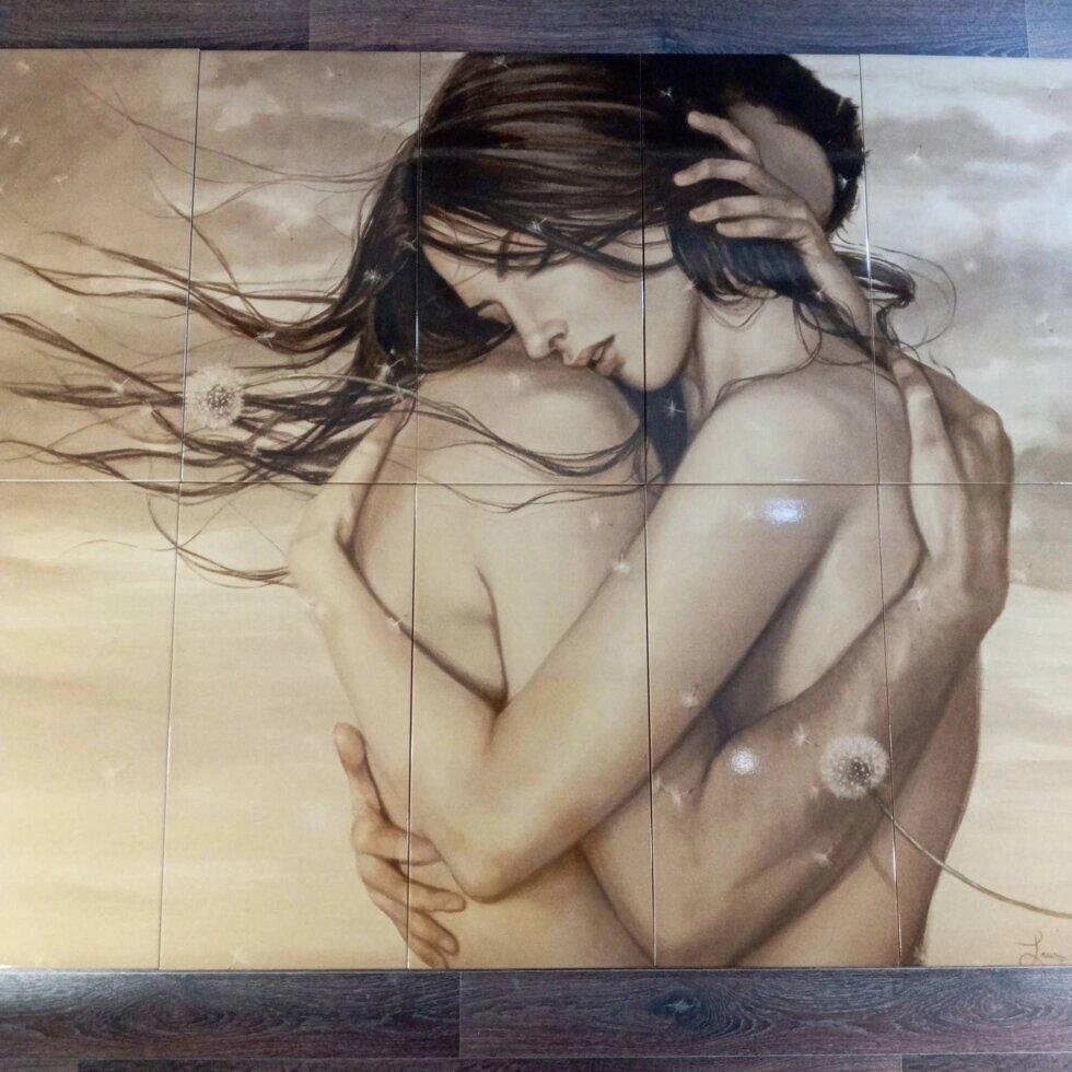 Плитка з малюнком / Панно для ванної Парочка, фото 1