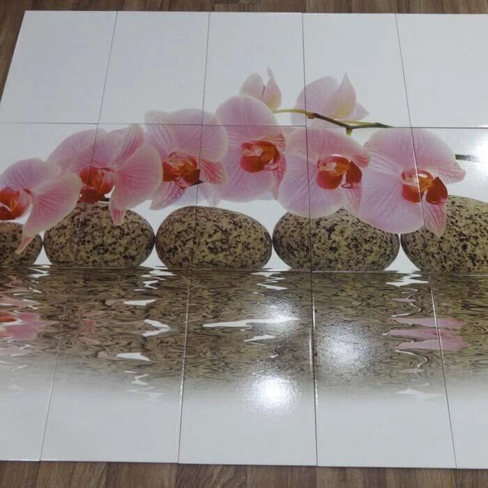 Фотокафель / Панно для ванної та душової Орхідеї, фото 1