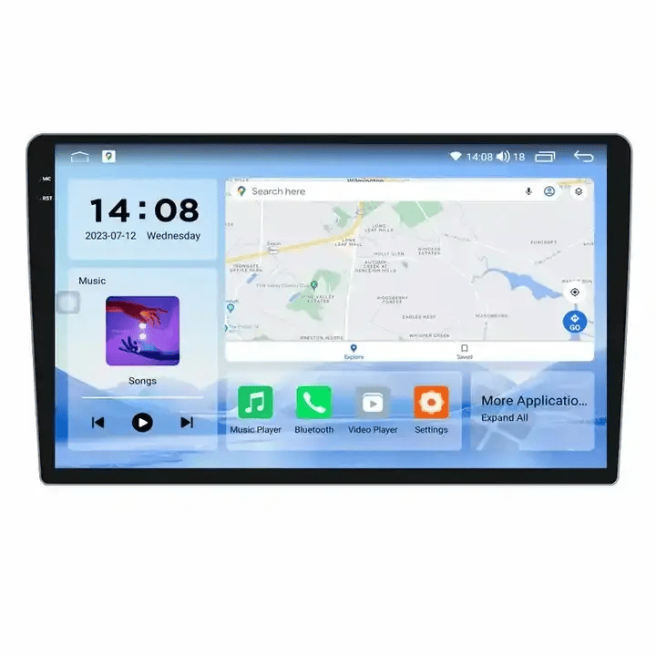 Універсальна Mагнітола K7862- 9'' IPS-DSP with carplay(4+64+4G sim) 8 Core Android 12