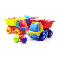 Машинка пластиковая "Шмелек" с 12 шариками детская игрушка машинка