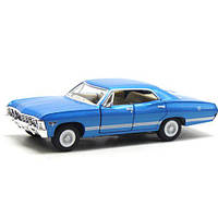 Машинка металлическая "Chevrolet Classic Impala 1967", голубой детская игрушка машинка
