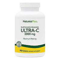 Вітамін С, Ultra-C, 2000 мг, nature's Plus, 90 таблеток