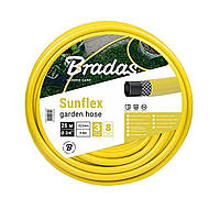 Шланг для поливу SUNFLEX  3/4″ - 25м Bradas Польща жовтий WMS3/425