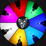 T5 (W1,2W) LED Білий червоний синій жовтий зелений блакитний рожевий автолампи світлодіодні безцокольні, фото 3