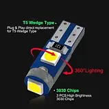 T5 (W1,2W) LED Білий червоний синій жовтий зелений блакитний рожевий автолампи світлодіодні безцокольні, фото 5